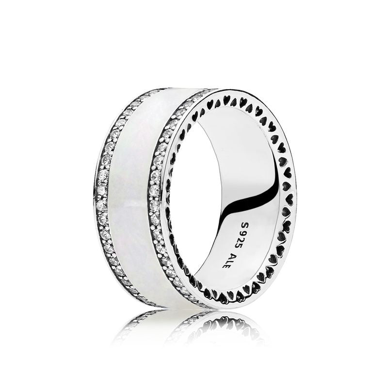 Anel Corações Radiantes Grande