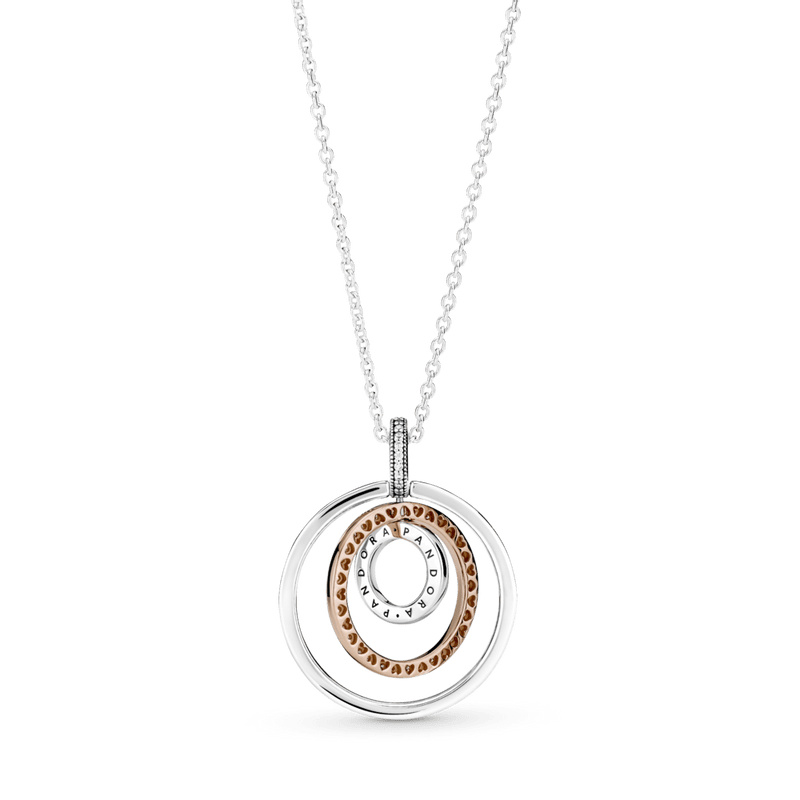 Colar Signature Circulo em Dois tons