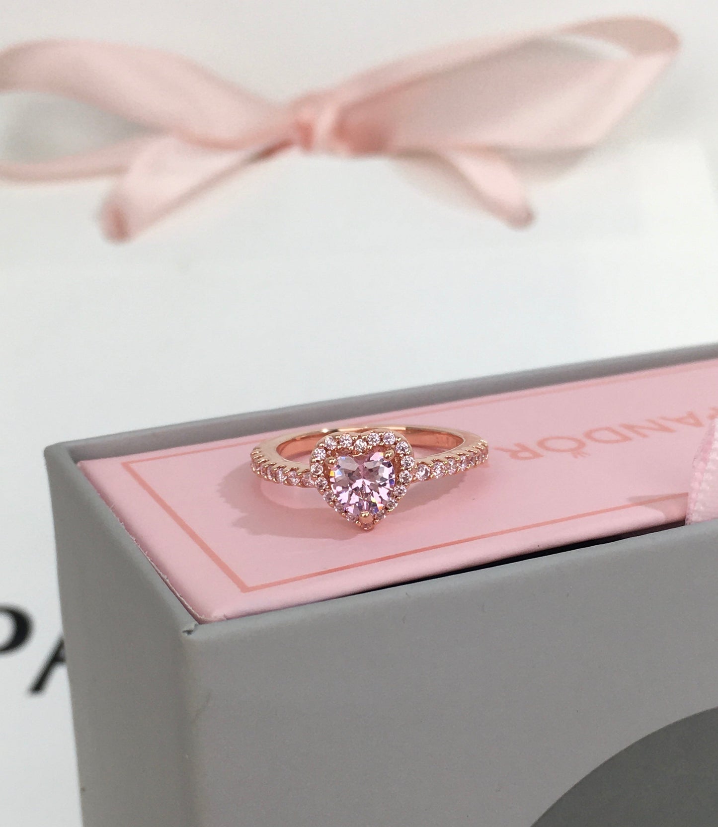 Anel Coração Brilhante Black Friday