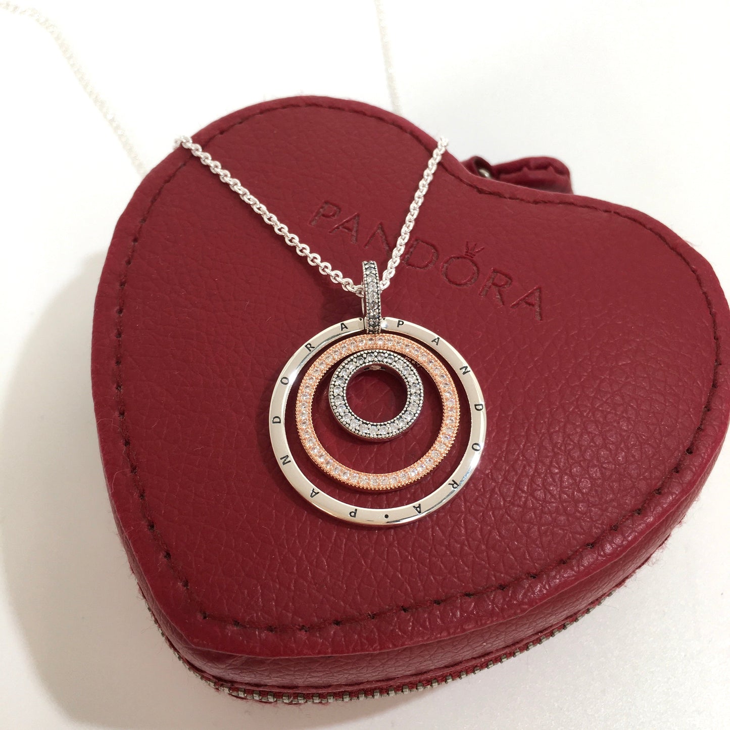 Colar Signature Circulo em Dois tons