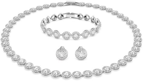 Swarovski Angelic Conjunto Brincos, Colar e Pulseira