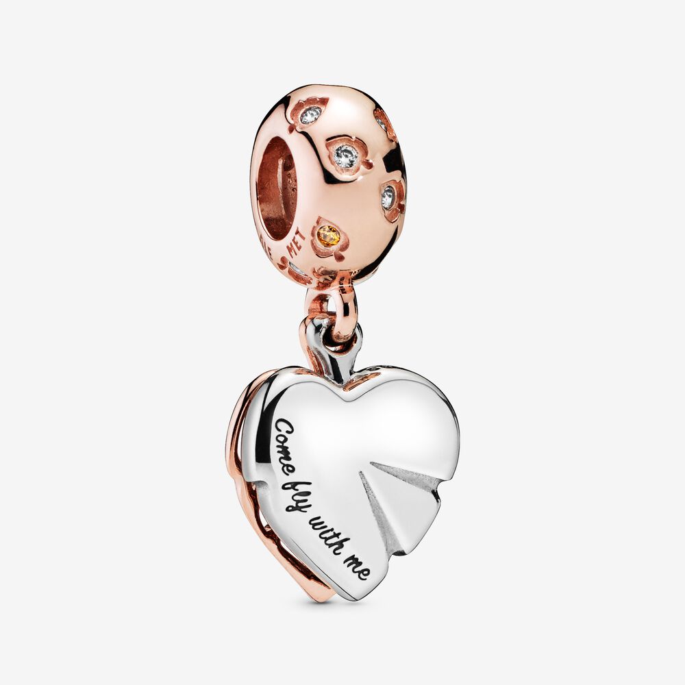 Charm Pendente Folha Espumante