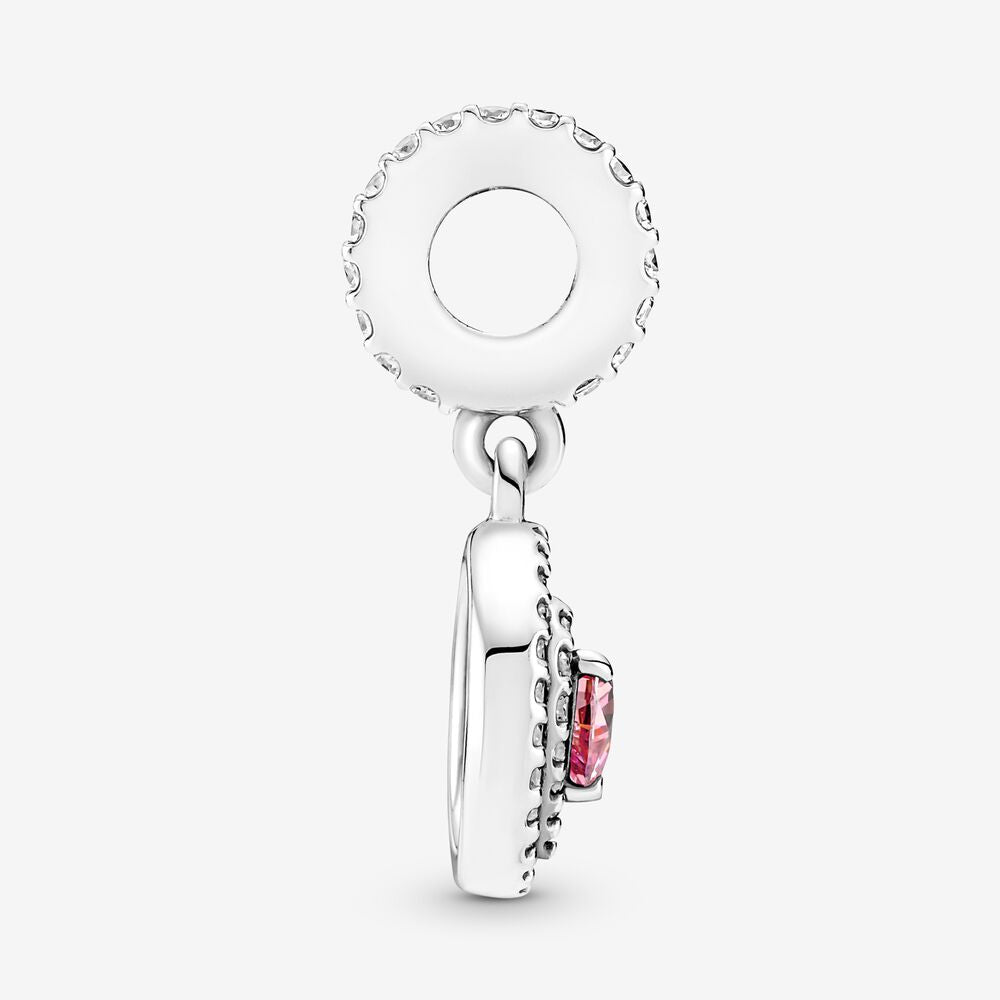 Charm de Coração Rosa