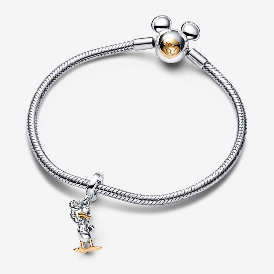 Charm Pendente Pato Donald do 100º aniversário da Disney