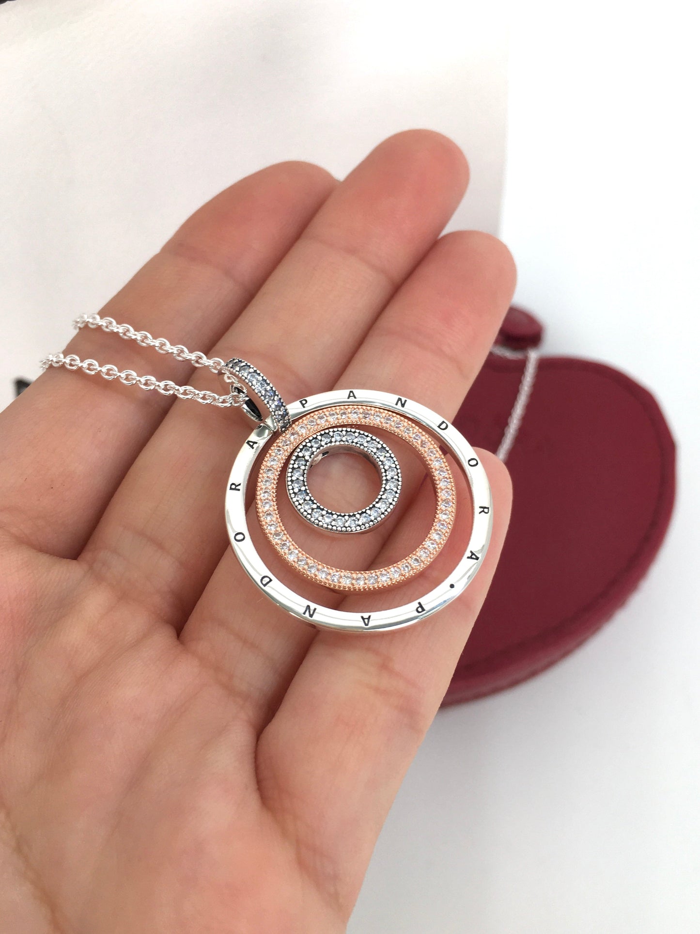 Colar Signature Circulo em Dois tons