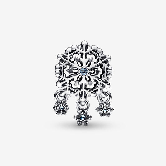 Charm Gota de Floco de Neve Gelado