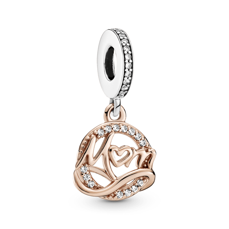 Charm Pendente Mamae Em Dois Tons