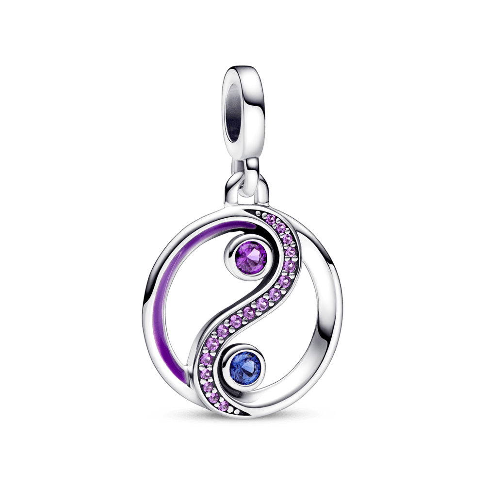 Mini Charm Medalhão Equilibrio Yin Yang