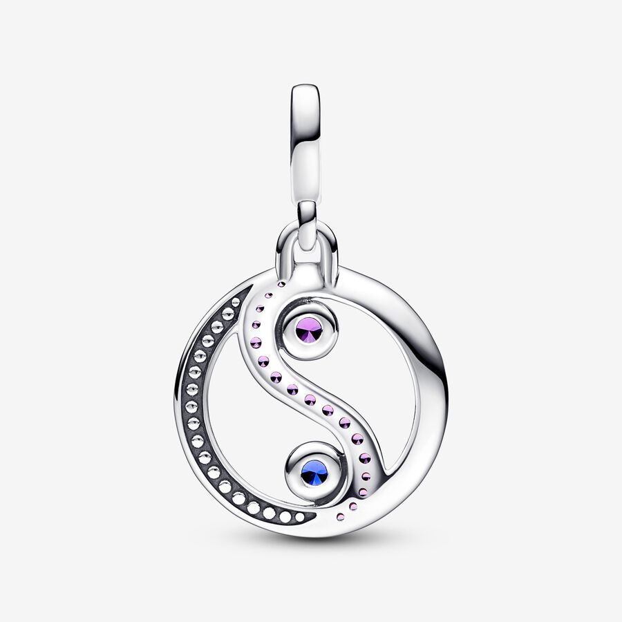 Mini Charm Medalhão Equilibrio Yin Yang