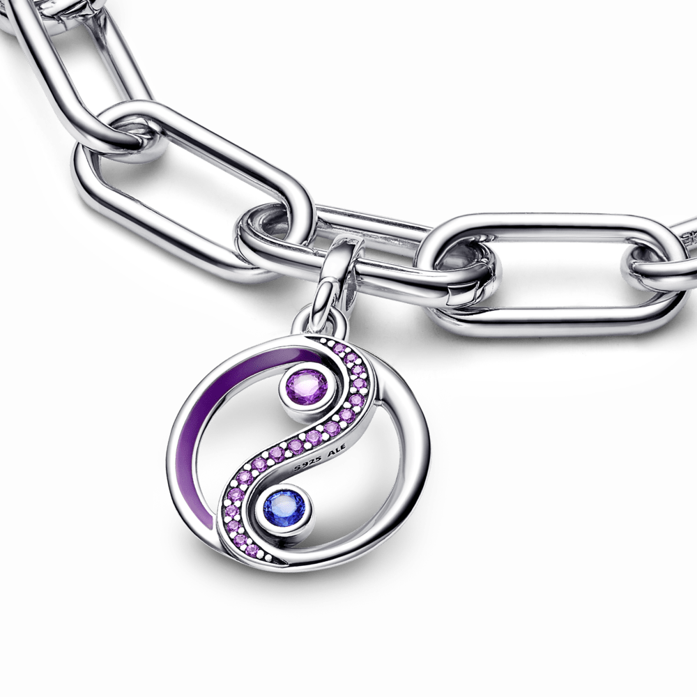 Mini Charm Medalhão Equilibrio Yin Yang