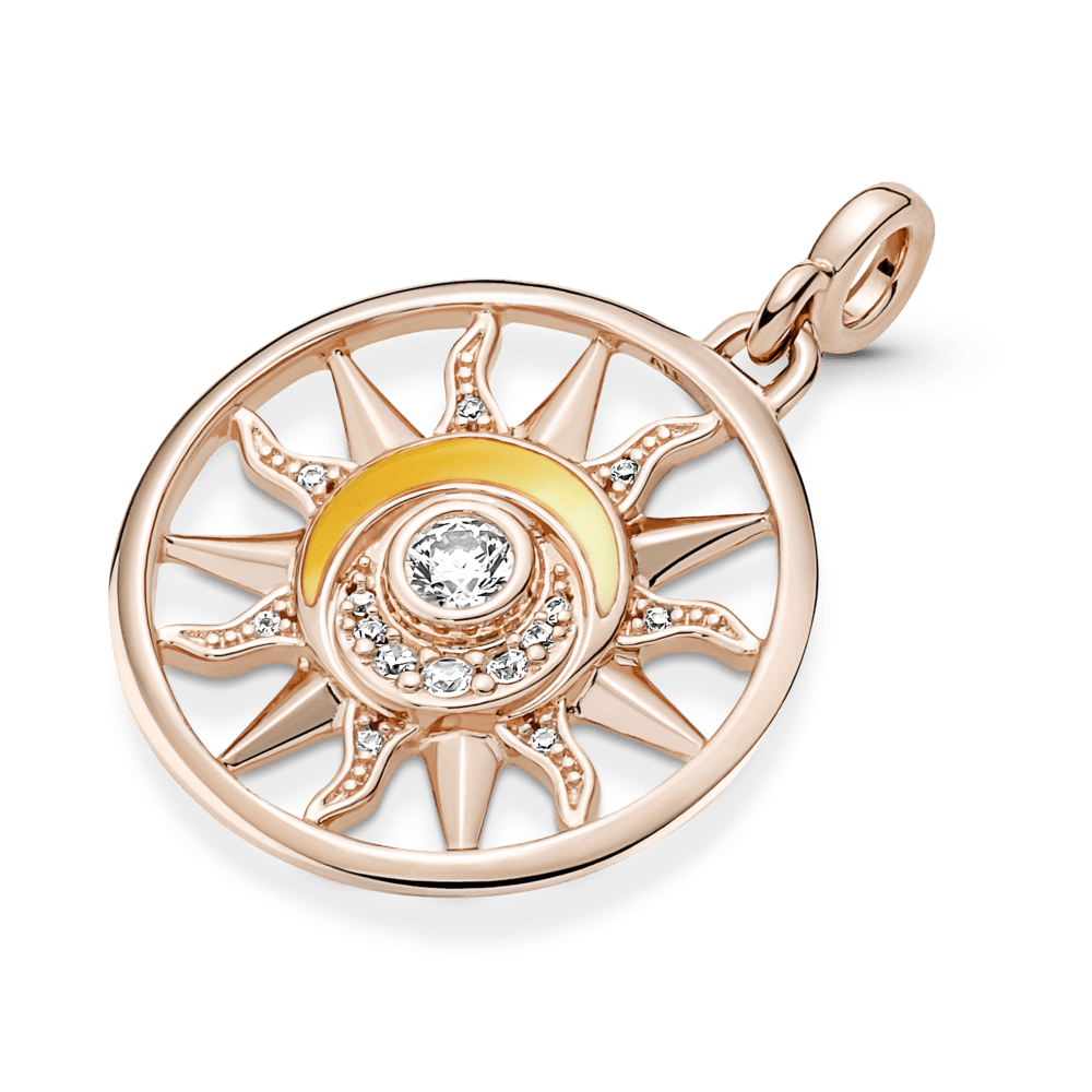 Mini Charm Medalhão Poder do Sol