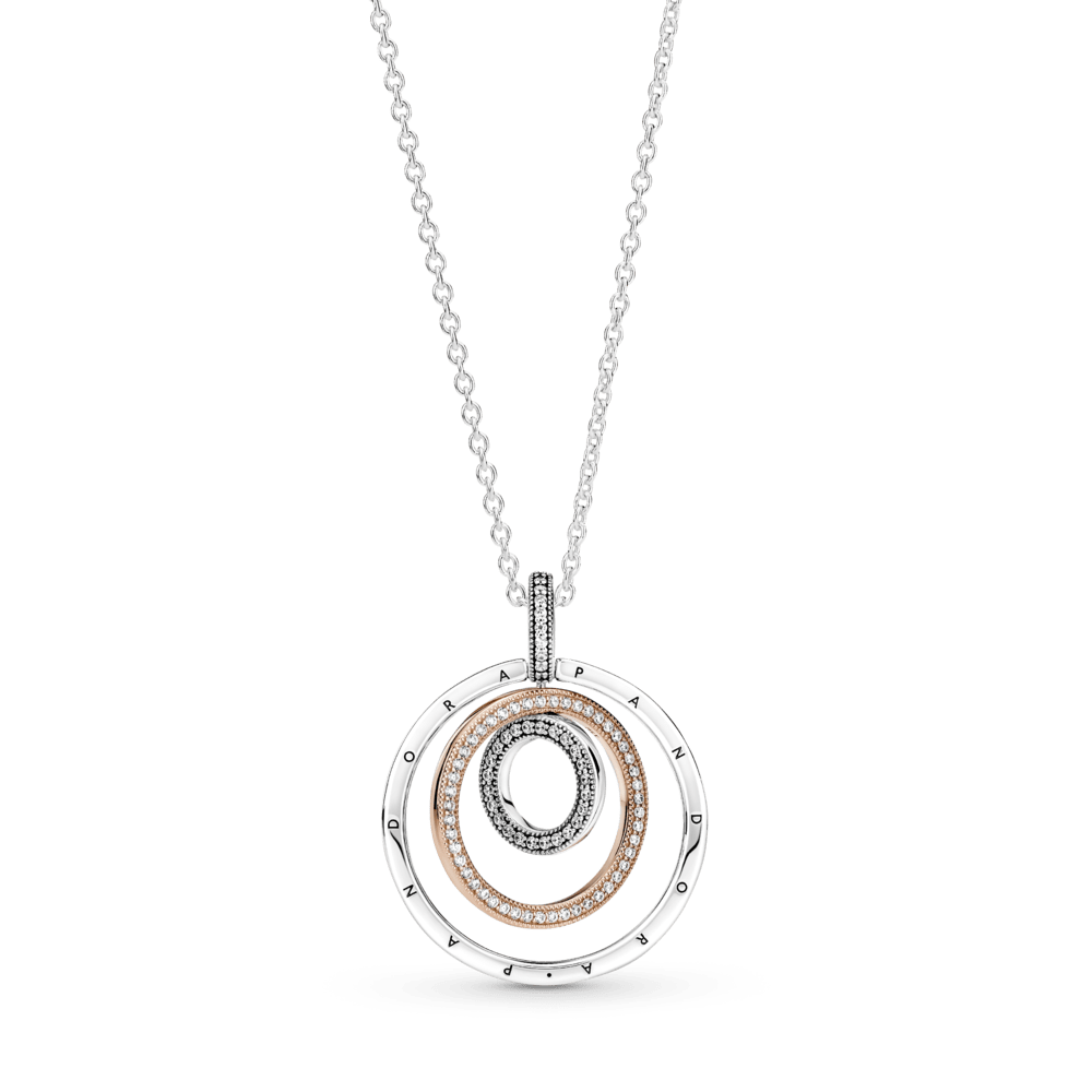 Colar Signature Circulo em Dois tons