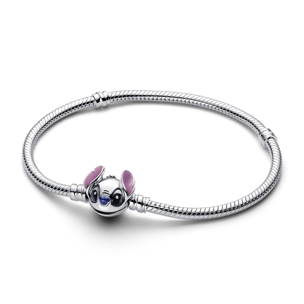 Bracelete de Prata Disney com Fecho Stitch