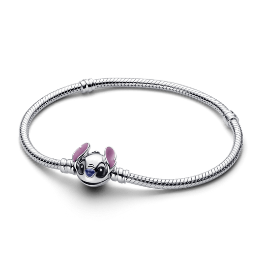 Bracelete de Prata Disney com Fecho Stitch
