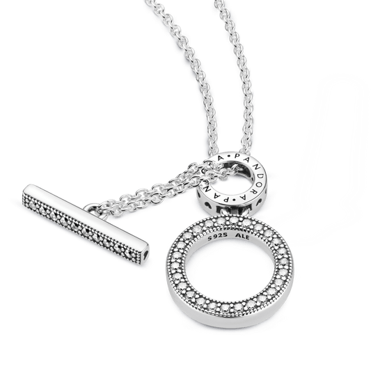 Colar Duplo Em Barra T Signature