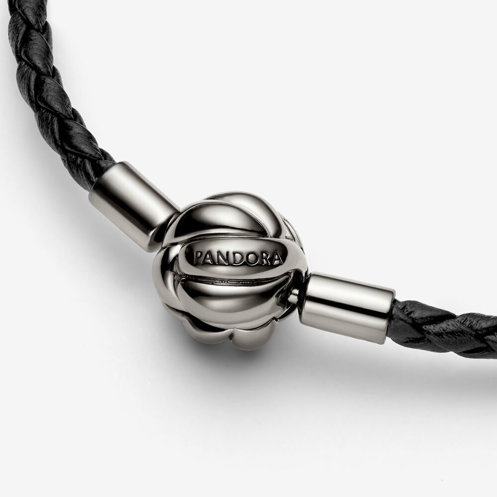 Pulseira de Couro Nó de Amor
