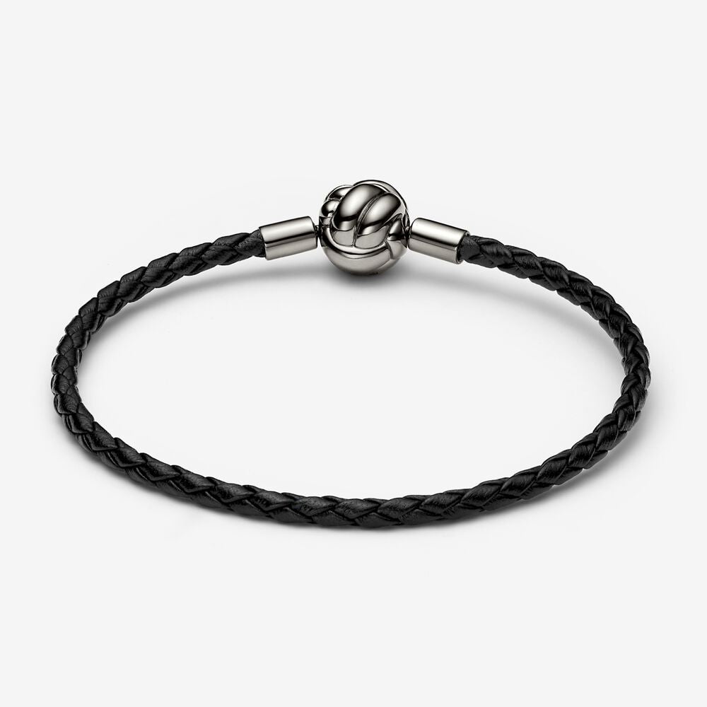 Pulseira de Couro Nó de Amor