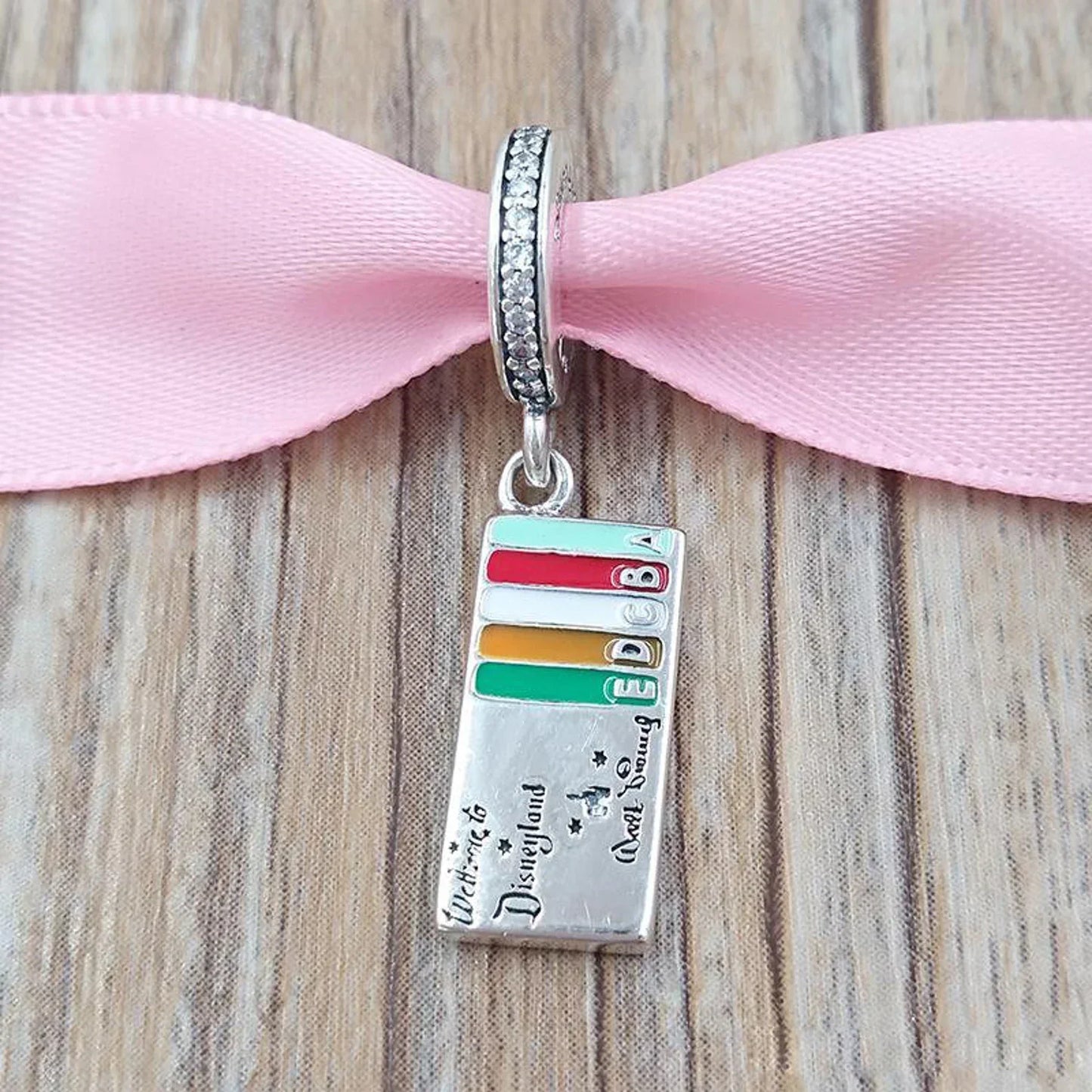 Charm Bilhete Vintage