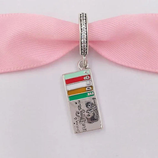 Charm Bilhete Vintage