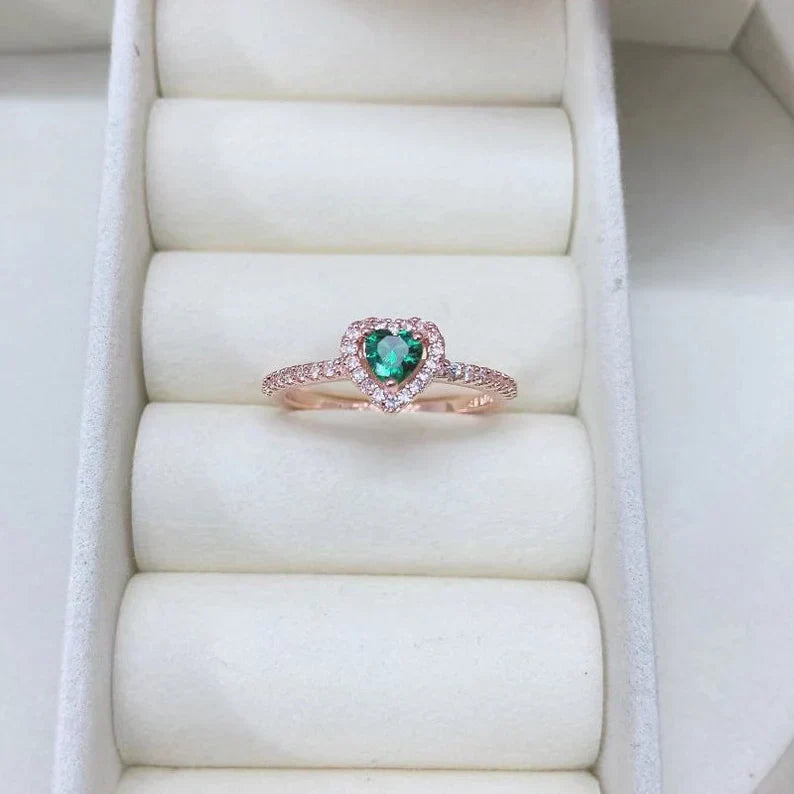 Anel Coração Brilhante Black Friday