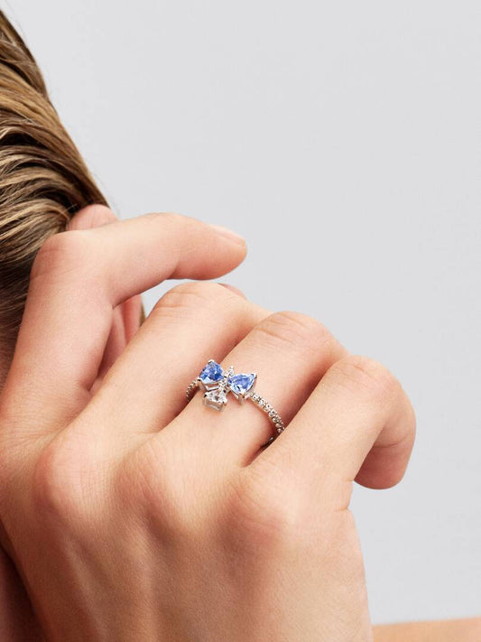 Anel Laço Azul Bridgerton