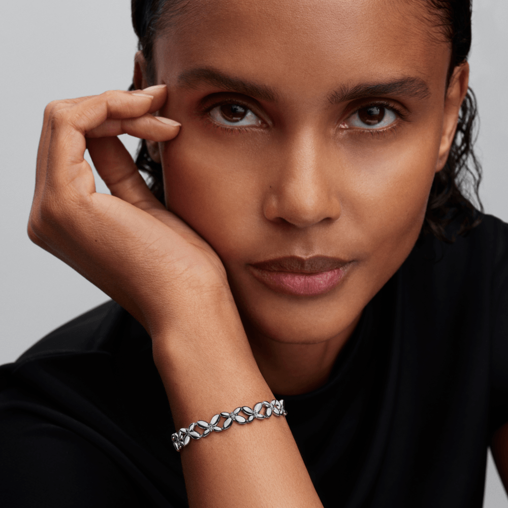 Bracelete De Prata Borboletas