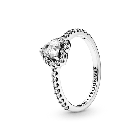 Anel Coração Brilhante