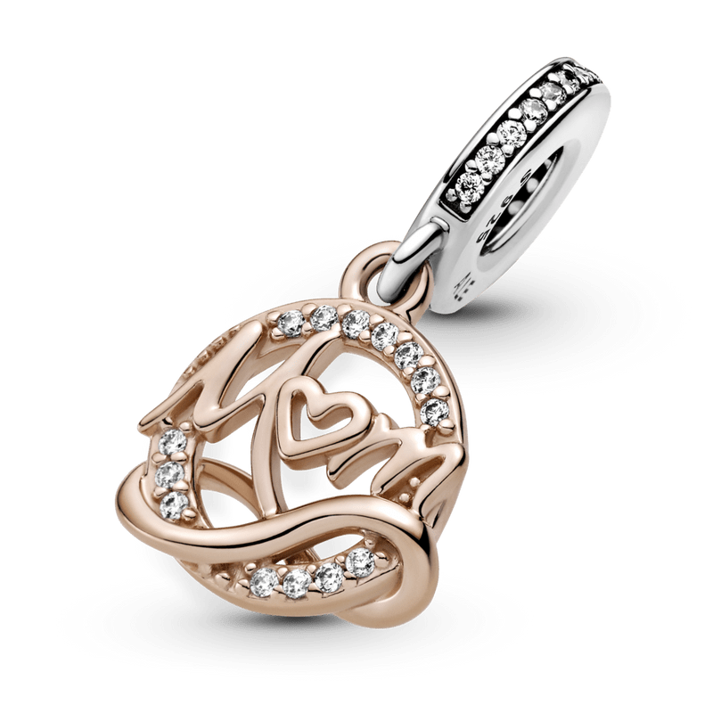 Charm Pendente Mamae Em Dois Tons