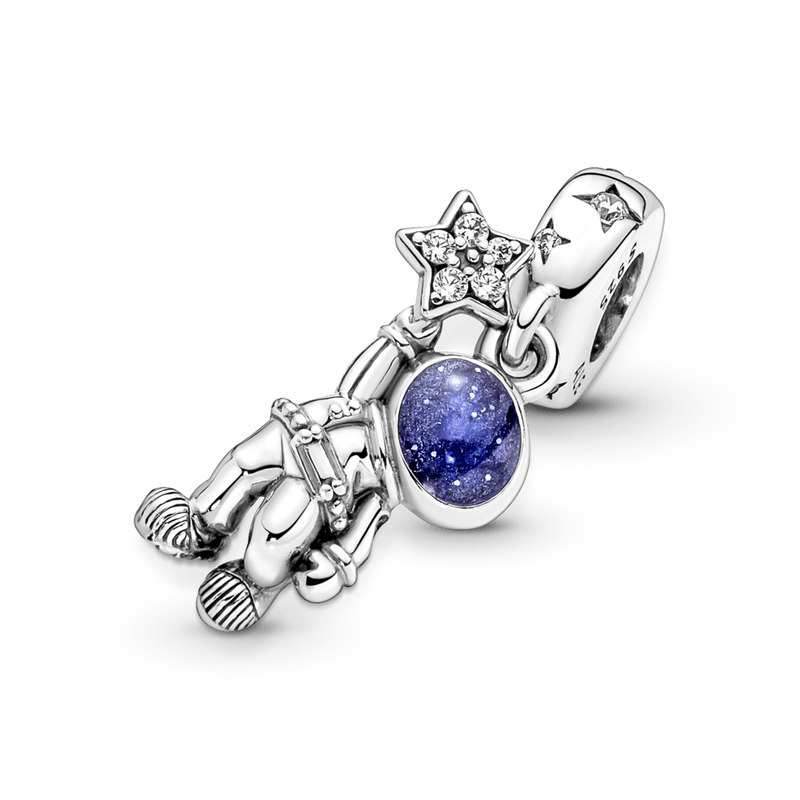 Charm Pendente Astronauta Na Galáxia