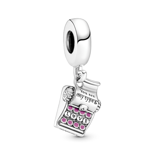 Charm Pendente Maquina De Escrever
