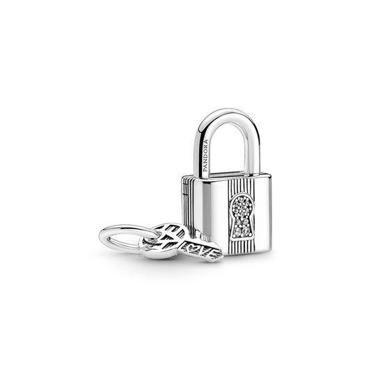 Charm Pendente Cadeado E Chave