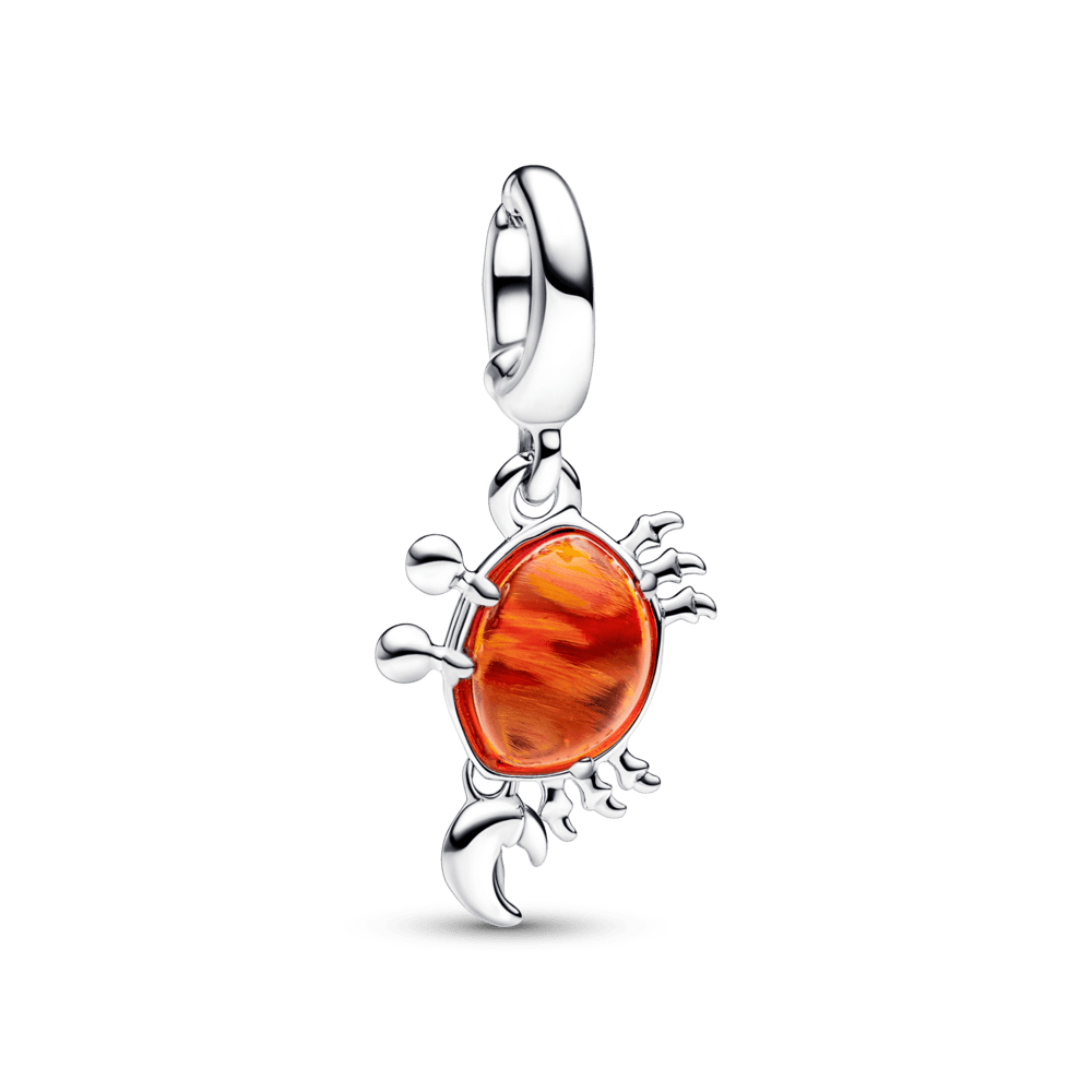Charm Pendente Caranguejo Sebastião de A Pequena Sereia