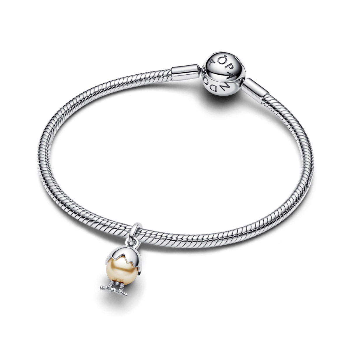 Charm Pendente Ovo E Pintinho Em Dois Tons