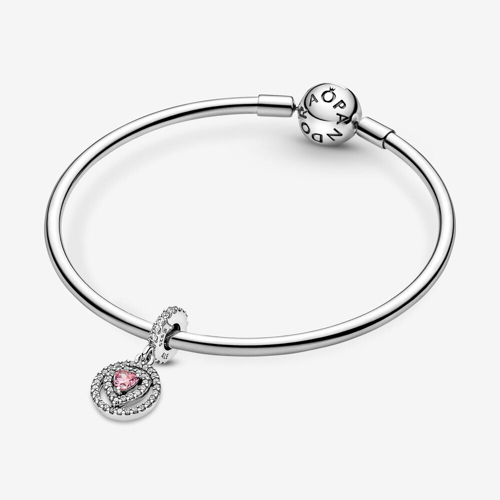 Charm de Coração Rosa