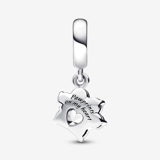 Charm Pata de Animal de Estimação Cintilante