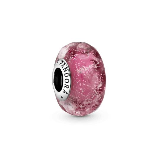 Charm Murano Ondas Rosa Pink