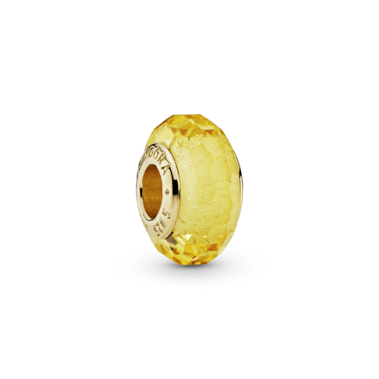 Charm Murano Verde e Amarelo