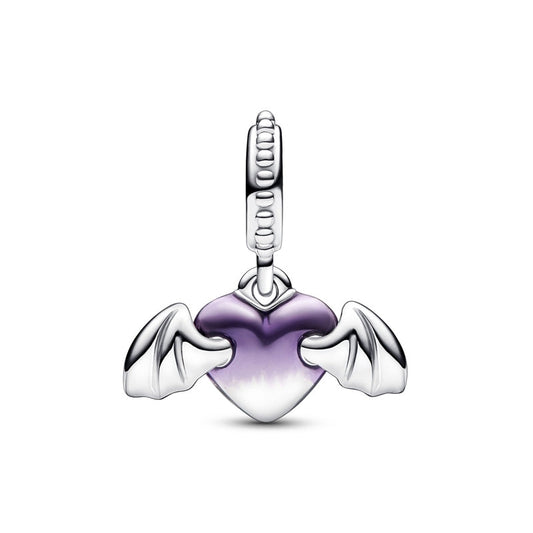 Charm Coração Vampiro Alado