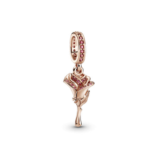 Charm Pendente Flor Rose