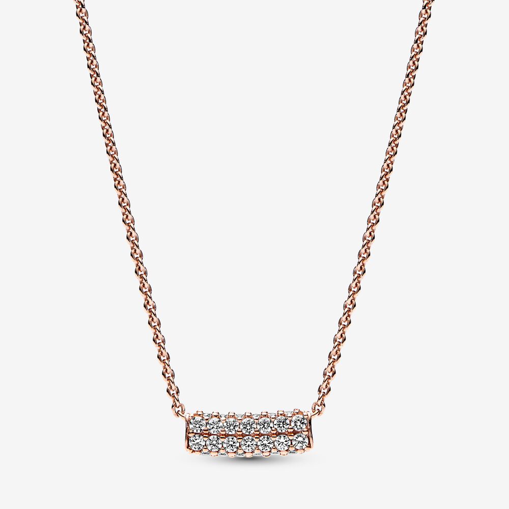 Colar Collier Duas Barras