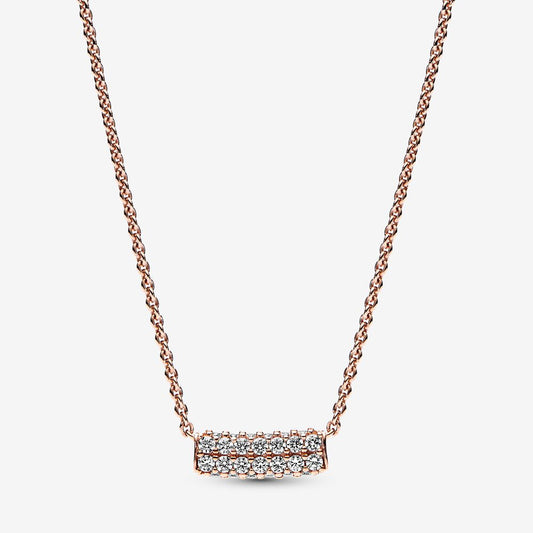 Colar Collier Duas Barras