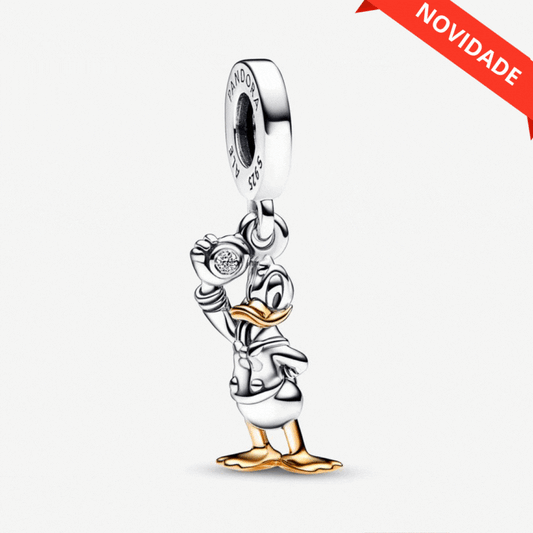 Charm Pendente Pato Donald do 100º aniversário da Disney