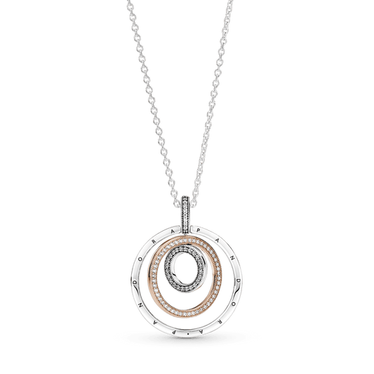 Colar Signature Circulo em Dois tons