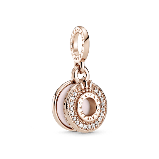 Charm Pendente O Coroado Em Pavé Bilhante