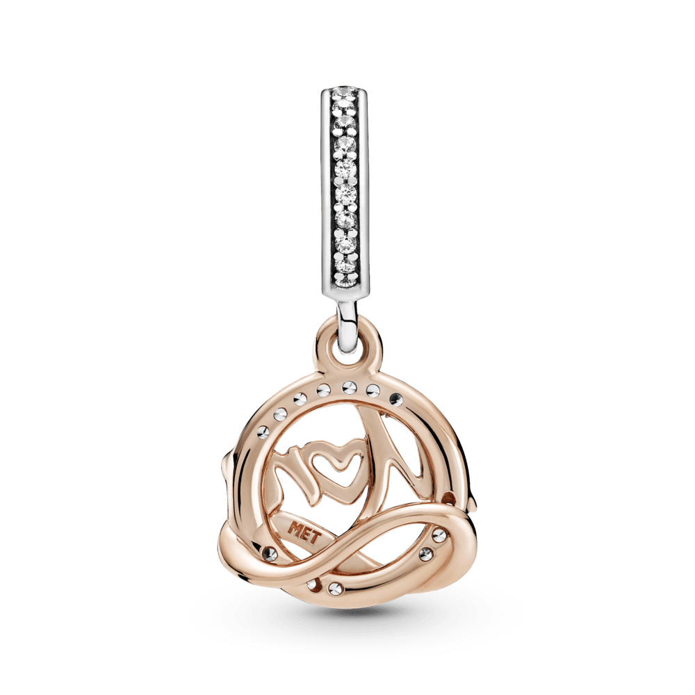 Charm Pendente Mamae Em Dois Tons