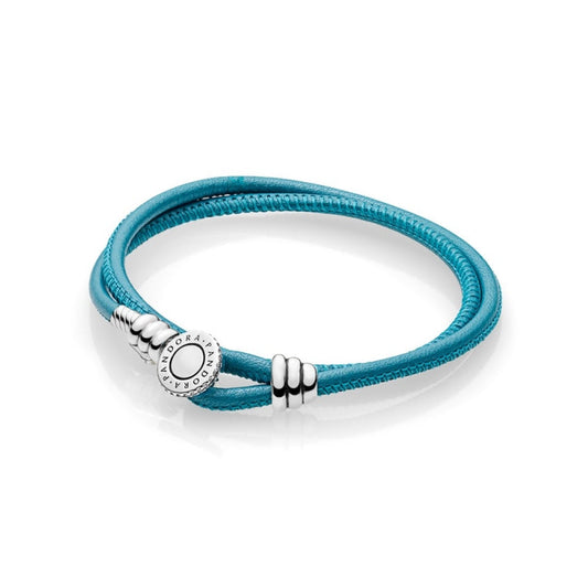 Pulseira de Couro Duplo