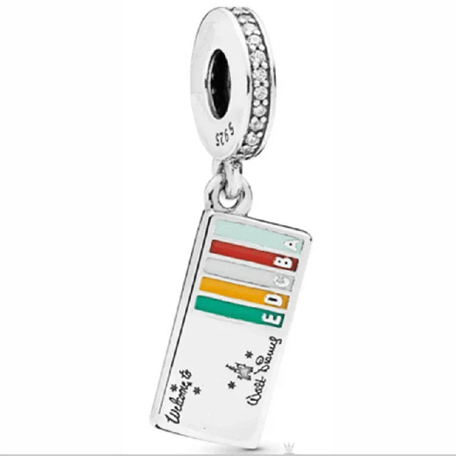 Charm Bilhete Vintage