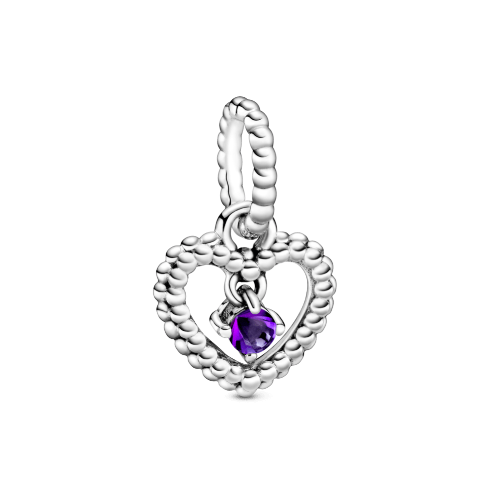 Charms Pendente Coração Esferas - Meses