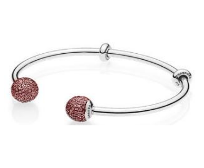 Pulseira Aberta Crie e Combine Pavé