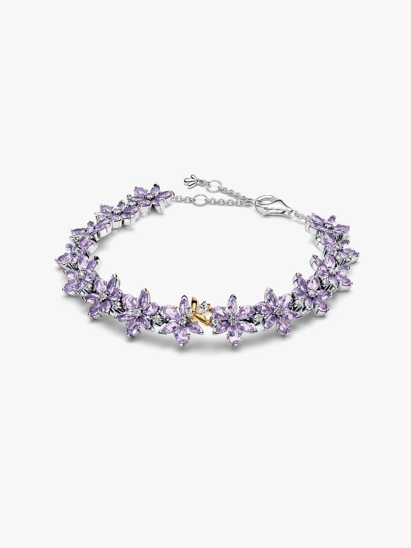 Pulseira Bridgerton Herbarium Lilás Abelha